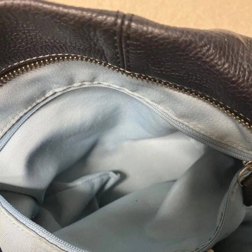 Coach Black Leather Hobo C1076-F15064